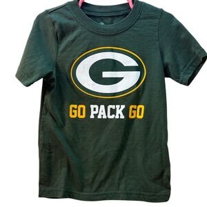 Kids NFL Green Bay Packers Go Pack Go T‎ Shirt Size 3T